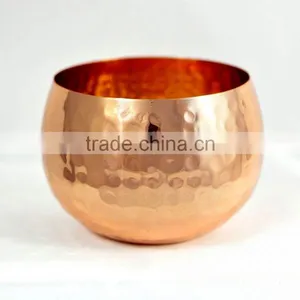 Copper Candle Cup Metal Soy Candle Jar, Copper Wax Tumbler For Candle Tea Light thumbnail-1