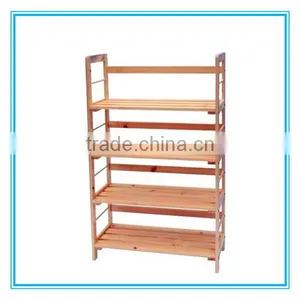 High Quality Handmade FSC Wooden Shoe Rack Wholesale thumbnail-1