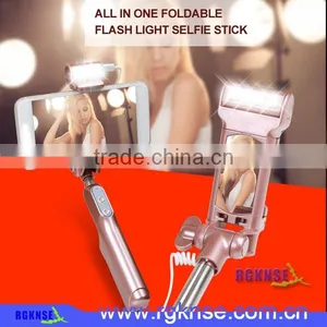 2016 Rgknse Hot Selling Selfie Stick With Bluetooth Shutter Button, Selfie Monopod Bluetooth With Light thumbnail-6
