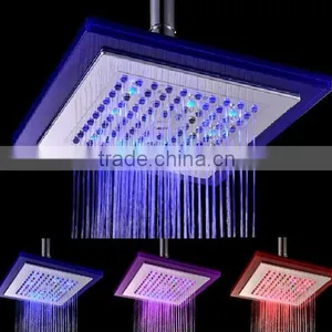 8" Glow Temperature Sensor LED Top Spray With ABS Material thumbnail-1