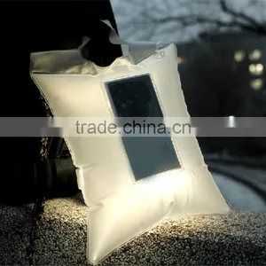 Fashion Solar Outdoor Light Portable Waterproof Folding Inflatable Tent Camping Lantern Emergency Lamp thumbnail-4