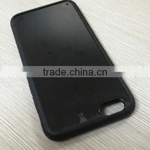 For Iphone6 TPU+PC Skid Resistance Microgoove Phone Case, Black Tpu Edges PC Back Case for Iphone6 6plus thumbnail-3