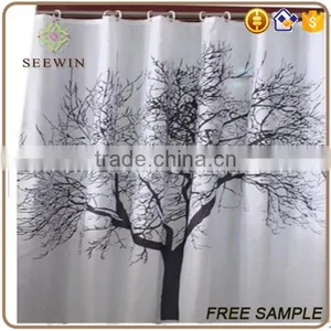 Big Tree Patterns Waterproof Polyester Shower Curtains thumbnail-6