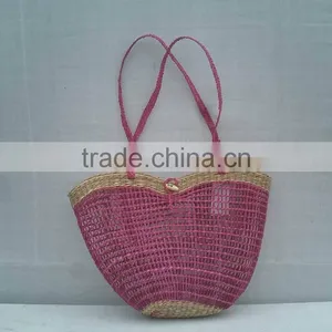High Quality Best Selling Water Hyacinth Shopping Bag WITH HANDLE From Vietnam thumbnail-1