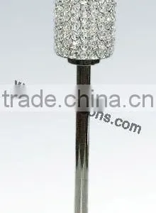 New Design Silver Metal Candle Holder With Crystal thumbnail-4