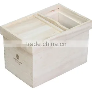 High Quality Wooden Rice Box With Burnning Color thumbnail-2
