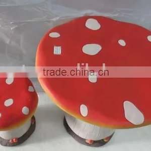 Beautiful Mushroom Shape Fiberglass Garden Chair thumbnail-4