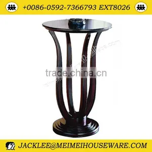 Round Antique Wooden End Table thumbnail-1