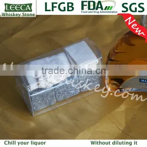 Set Whiskey Stone in PVC Box + Canvas Bag | Whiskey on Rock | Rock Whiskey Stone thumbnail-1