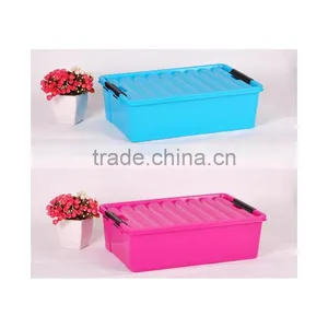 Eco-Friendly PP Plastic Storage Box, Plastic Storage Box With Lock, Storage Box 400 thumbnail-2