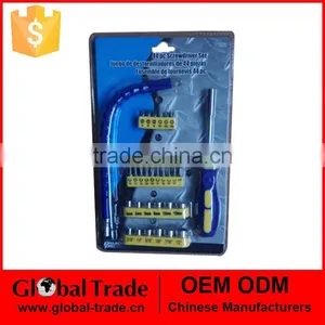 T0260 44pc Screwdriver Set With Socket Connecting Rod thumbnail-1