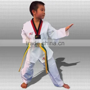 OEM Logo Embroidery Custom Taekwondo Uniform, Kids Taekwondo Uniforms thumbnail-1