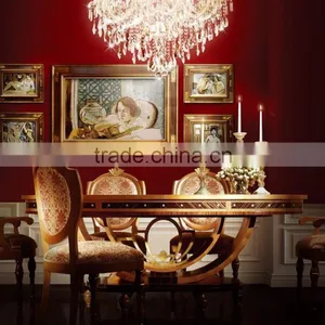 Royal Exquisite European Louis Designed Banquet Long Dining Table With Beautiful Dining Chair BF12-04204a thumbnail-4