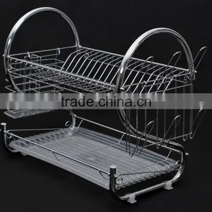 Stainless Steel Kitchen Storage Rack Dish Drying Rack Bowl Rack thumbnail-3