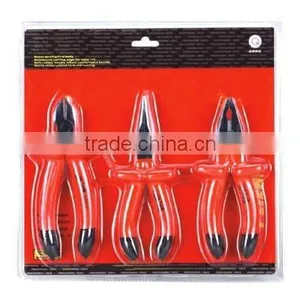 3pcs Combination Plier Set for Insulation, Heavy Duty thumbnail-1