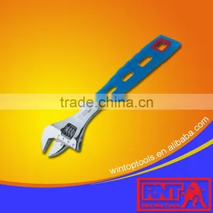 Double Color Handle Adjustable Wrench thumbnail-1