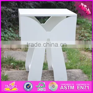 2016 New Design White Wooden Kids Play Table for Study W08G183 thumbnail-4