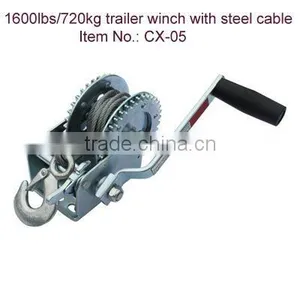 1600lbs Trailer Winch thumbnail-1