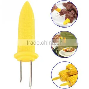 Safe Mini Corn on the Cob Holders Skewers Needle Prongs Fork Picks Kitchen BBQ thumbnail-6