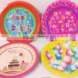 Disposable Tray Barbecue Ball Paper Plate Cartoon Party thumbnail-1