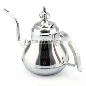 Personalized 18/10 Stainless Steel Delicate Spout Coffee Pot/tea Pot thumbnail-4