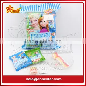 Frozen Double Colors Gummy Candy With Popping Candy thumbnail-1