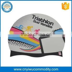 Waterproof Silicone Swimming Cap Protect Ear Long Hair Women Lady Summer Sea Fun Waterproof Silicone Swimming Cap Protect Ear thumbnail-1