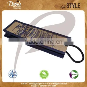 Jute Wine Bag thumbnail-4