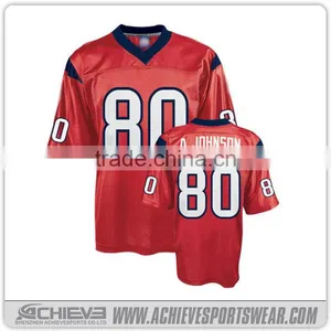 2016 High Quality Low MOQ Custom Made American Football Jersey thumbnail-2
