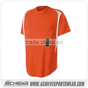 Blanks 3 Buttons Baseball Tee Shirts Wholesale thumbnail-4