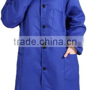 Antistatic Acid Resistant Long Lab Coat Hooded Long Gown thumbnail-1