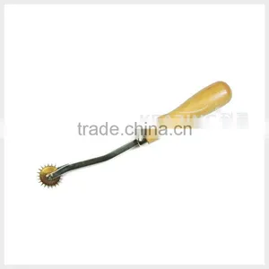 Metal Tracing Wheel / Needle Point Tracer / Wood Handle Sew Tracer Wheel # NPT10 thumbnail-1