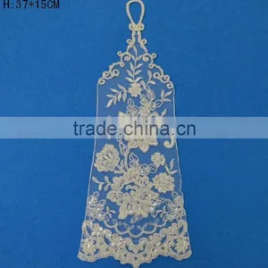 Top Fashion New Cool Design Wedding Hand Bead Pearls Fingerless Gloves thumbnail-1