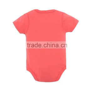 Best Selling Baby Clothes Summer 100%Cotton Short Sleeves With Prints Newborn Infant Baby Bodysuits thumbnail-6
