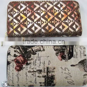 2017 Hot Lady Designer Canvas Cotton Hand Wallet thumbnail-3