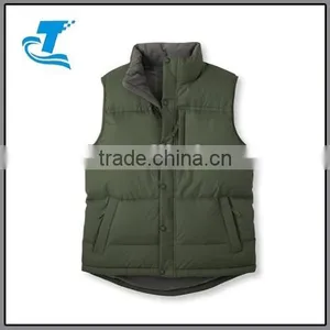 Winter New Design Men Nylon Quilted Down Vest thumbnail-1