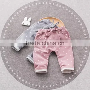 Wholesale Children's Boutique Clothes Baby Leggings Kids Ruffle Blue Pants Bloomers thumbnail-3