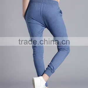 100% Cotton Wholesale Gym Women Fitness Jogger Pants Slim Fit Women Sweatpants thumbnail-3