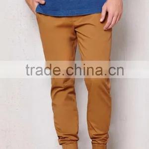 Solid Color Street-inspired Comfortable Elasticized Jogger Jeans Men thumbnail-1