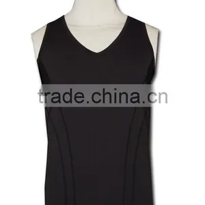 ISO 9001 Audit Factory Black Plain Mesh Design Gym Vest thumbnail-2