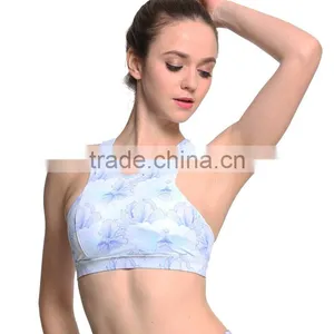 Factory Directly Custom Yoga Top Racerback Singlets Women Sport Crop Tops thumbnail-4