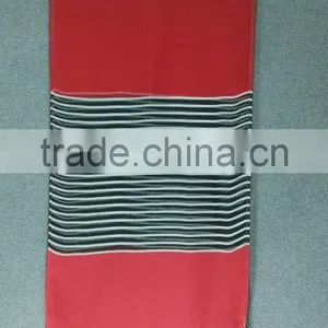 Lady Silk Scarf, Crepe GGT, Long Scarf, Tassels thumbnail-3