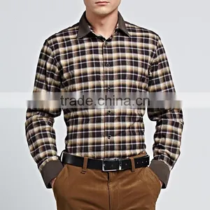 Fashion Casual Men Plaid Shirts Different Types Shirts Men thumbnail-1