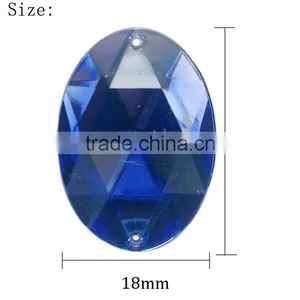 D&D 20pcs Mix Crystals Flat Back Rhinestones for Clothes Acrylic Beads Jewelry Decorations Sewing Accessory thumbnail-2