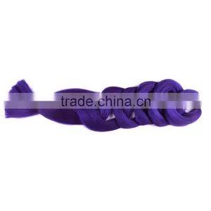 2016 Best Selling 165g Synthetic Ultra Braid Hair Crochet Braid With Human Hair Extenxion Jumbo Braid Hair thumbnail-1