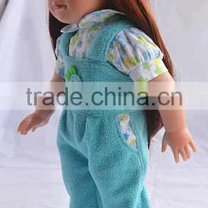 High Quality 18 Inch Fashion Dress Reborn Baby American Girl Doll Vinyl Toys thumbnail-2
