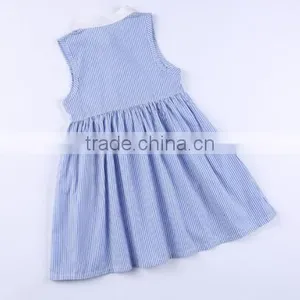 Kids Dresses for Girls Children Girl Summer Bow Dress Kids Clothes Love Pattern Cotton Bear Print Sundress Girls Dresses thumbnail-2