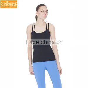 OEM Top Quality Singlet Fitness Yoga Racer Back Tank Top thumbnail-3
