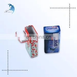 Customized High Quality Rectangle Shape Metal Food Safe Box Flip thumbnail-1