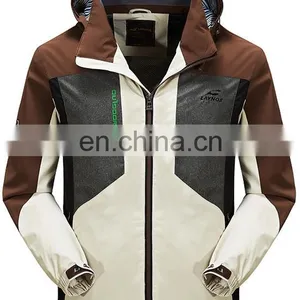 Waterproof Polyester Windbreaker Jacket Mens Pullover Winter Jackets thumbnail-1